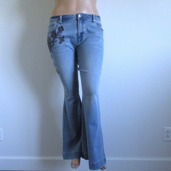 Sunrise 51 Denim - FLARE LEG Women's Vintage Inspired Retro Jeans Plus Size 20 Sunrise 51 NWOT